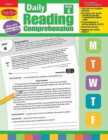 9781629384771-1629384771-Evan-Moor Daily Reading Comprehension, Grade 4 - Homeschooling & Classroom Resource Workbook, Reproducible Worksheets, Teaching Edition, Fiction and Nonfiction, Lesson Plans, Test Prep
