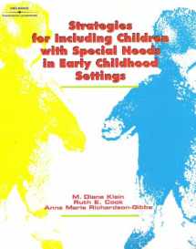 9780827383524-0827383525-Strategies for Including Children with Special Needs in Early Childhood Settings