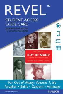 9780134101576-013410157X-Revel for Out of Many: A History of the American People, Volume 1 -- Access Card (8th Edition)