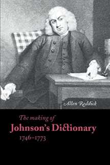 9780521568388-0521568382-The Making of Johnson's Dictionary 1746–1773 (Cambridge Studies in Publishing and Printing History)