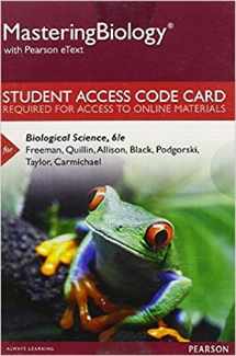 9780134283463-0134283465-Mastering Biology with Pearson eText -- Standalone Access Card -- for Biological Science (6th Edition)