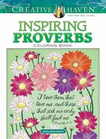 9780486821665-0486821668-Adult Coloring Inspiring Proverbs Coloring Book (Adult Coloring Books: Religious)
