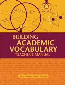 9781416602347-1416602348-Building Academic Vocabulary: Teacher’s Manual (Professional Development)
