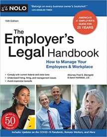 9781413328820-1413328822-Employer's Legal Handbook, The: How to Manage Your Employees & Workplace