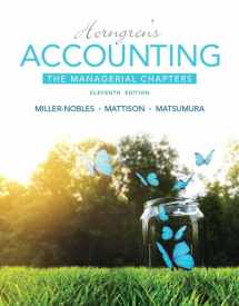 9780133851151-013385115X-Horngren's Accounting: The Managerial Chapters (11th Edition)