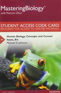 9780134326733-0134326733-Mastering Biology with Pearson eText -- Standalone Access Card -- for Human Biology: Concepts and Current Issues (8th Edition)