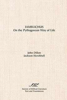 9781555405236-1555405231-On the Pythagorean Way of Life [Iamblichus]: Text, Translations, and Notes (English, Ancient Greek and Ancient Greek Edition)