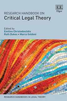 9781786438881-1786438887-Research Handbook on Critical Legal Theory (Research Handbooks in Legal Theory series)