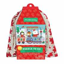 9780735349483-0735349487-Mudpuppy Christmas Train to Go Puzzle, 36 Pieces — 12” x 9”, for Ages 3-6, Colorful Holiday Artwork, Made with Safe, Non-Toxic Materials