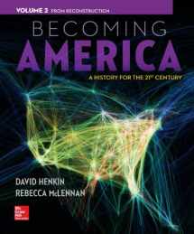 9781259317415-1259317412-Becoming America Vol 2 w/ Connect Plus 1 Term Access Card