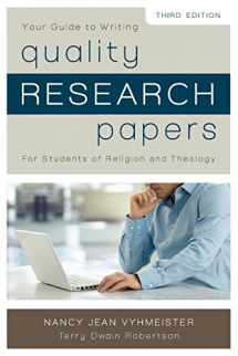 9780310514022-0310514029-Quality Research Papers: For Students of Religion and Theology
