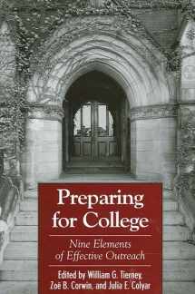 9780791462768-0791462765-Preparing for College: Nine Elements of Effective Outreach (Suny Series, Frontiers in Education)
