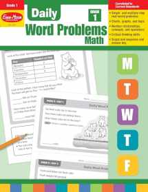 9781629385389-1629385387-Evan-Moor Daily Word Problems, Grade 1, Homeschooling & Classroom Resource Workbook, Problem-Solving Real Life Math Skills, Reproducible Worksheet ... Shapes, Patterns (Daily Word Problems Math)