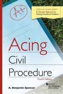 9781628100419-1628100419-Acing Civil Procedure (Acing Series)