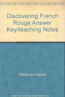 9780669435313-0669435317-Discovering French Rouge Answer Key/teaching Notes