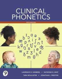 9780134683256-0134683250-Clinical Phonetics with Enhanced Pearson eText - Access Card Package (What's New in Communication Sciences & Disorders)