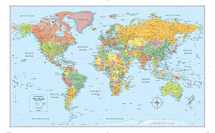 9780528012754-0528012754-Rand McNally Signature Edition World Wall Map – Laminated Rolled