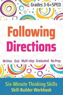 9781775285229-1775285227-Following Directions (Grades 3-6 + SPED): Six-Minute Thinking Skills