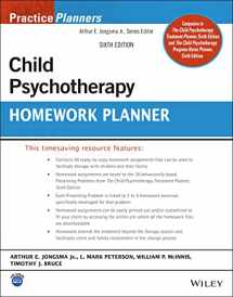 9781119981619-1119981611-Child Psychotherapy Homework Planner (Wiley Practice Planners)