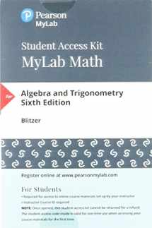 9780134758848-0134758846-Algebra and Trigonometry -- MyLab Math with Pearson eText