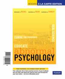 9780205010233-0205010237-Abnormal Psychology: Books a La Carte Edition