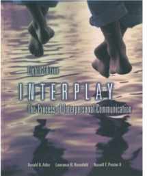 9780195155181-0195155181-Interplay: The Process of Interpersonal Communication