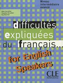 9782090337013-209033701X-Difficultes Expliquees Du Francais for English Speakers Textbook (Intermediate/Advanced A2/B2) (French Edition)