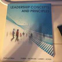 9781305772717-1305772717-leadership concepts and principles