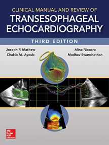 9780071830232-0071830235-Clinical Manual and Review of Transesophageal Echocardiography, 3/e