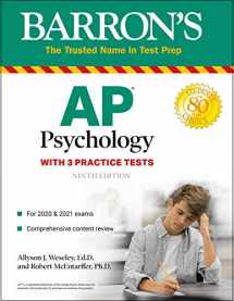 9781506262086-1506262082-AP Psychology: With 3 Practice Tests (Barron's Test Prep)
