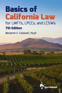 9780998928593-0998928593-Basics of California Law for LMFTs, LPCCs, and LCSWs