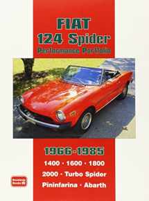 9781855207387-1855207389-Fiat 124 Spider Performance Portfolio 1966-1985