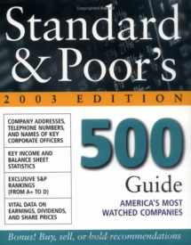 9780071409339-0071409335-Standard & Poor's 500 Guide : 2003 Edition
