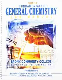 9781524971960-1524971960-Fundamentals of General Chemistry: Lab Manual, Bronx Community College: Department of Chemistry