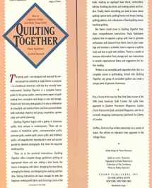 9780517568941-0517568942-Quilting Together: How to Organize, Design, and Make Group Quilts