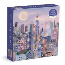 9780735371675-0735371679-Galison City Lights 1000 Piece Puzzle in a Square Box from Galison - 1000 Piece Puzzle for Adults, Beautiful Illustrations from Joy Laforme, Thick and Sturdy Pieces, Idea