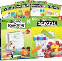 9781425828042-1425828043-180 Days of Kindergarten Practice, Kindergarten Workbook Set for Kids Ages 4-6, Includes 6 Assorted Workbooks to Practice Math, Reading, Grammar, ... and Sight Word Skills (180 Days of Practice)