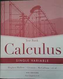 9780471660019-0471660019-Calculus, Test Bank: Single and Multivariable