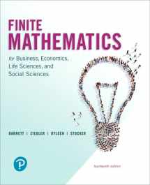 9780134862620-0134862627-Finite Mathematics for Business, Economics, Life Sciences, and Social Sciences and MyLab Math with Pearson eText -- 24-Month Access Card Package