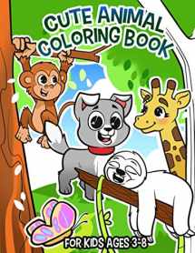 9780648309451-0648309452-Cute Animal Coloring Book: For Kids Ages 3-8 (Coloring Books for Kids)