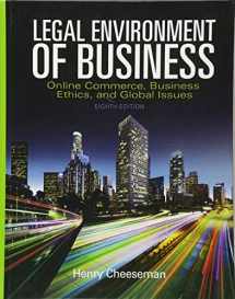 9780133973310-013397331X-Legal Environment of Business: Online Commerce, Ethics, and Global Issues