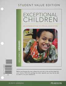 9780132893794-0132893797-Exceptional Children: An Introduction to Special Education, Student Value Edition Plus NEW MyEducationLab with Pearson eText -- Standalone Access Card Package (10th Edition)