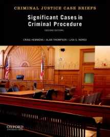 9780199957910-0199957916-Significant Cases in Criminal Procedure (Criminal Justice Case Briefs)