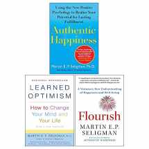 9789123857593-9123857595-Martin Seligman 3 Books Collection Set (Flourish, Authentic Happiness & Learned Optimism)