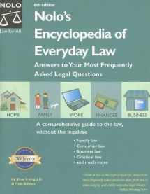 9781413301892-1413301894-Nolo's Encyclopedia Of Everyday Law: Answers To Your Most Frequently Asked Legal Questions