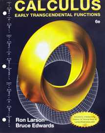 9781305714045-1305714040-Bundle: Calculus: Early Transcendental Functions, Loose-leaf Version, 6th + WebAssign Printed Access Card for Larson/Edwards' Calculus: Early Transcendental Functions, 6th Edition, Multi-Term