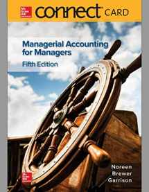 9781260480771-1260480771-Connect Access Card for Managerial Accounting for Managers