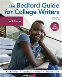 9781319368197-1319368190-The Bedford Guide for College Writers with Reader, 2020 APA Update