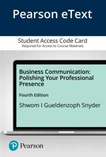 9780136846772-0136846777-Business Communication: Polishing Your Professional Presence