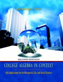 9780321369581-0321369580-College Algebra in Context with Applications for the Managerial, Life, and Social Sciences (2nd Edition)